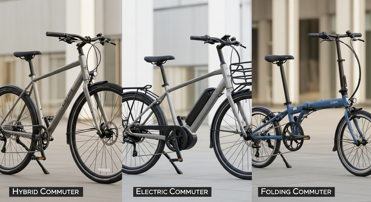 2025년 출퇴근용 하이브리드 자전거, 전기자전거, 접이식 자전거 종류별 비교 이미지