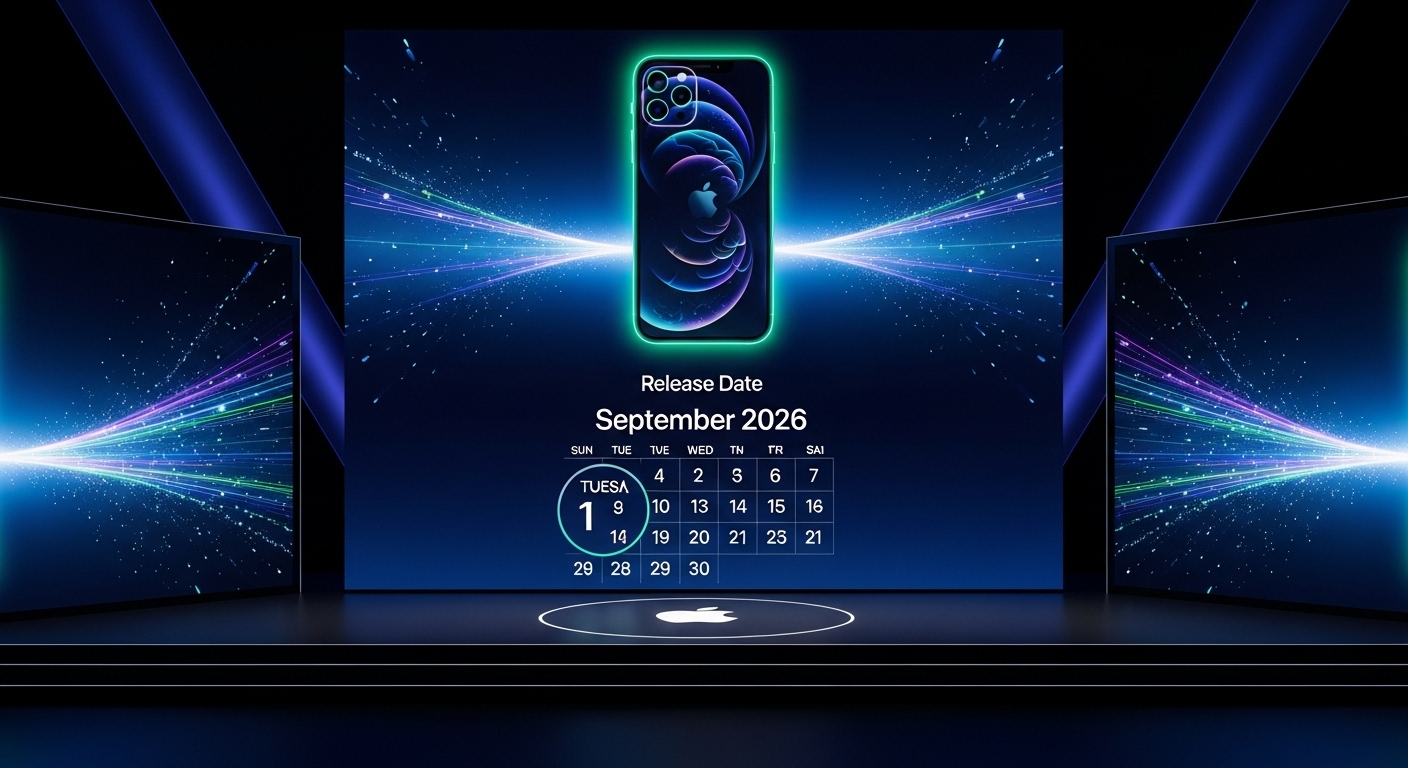 2026년 9월 아이폰 18 프로 공개 행사를 나타내는 이미지