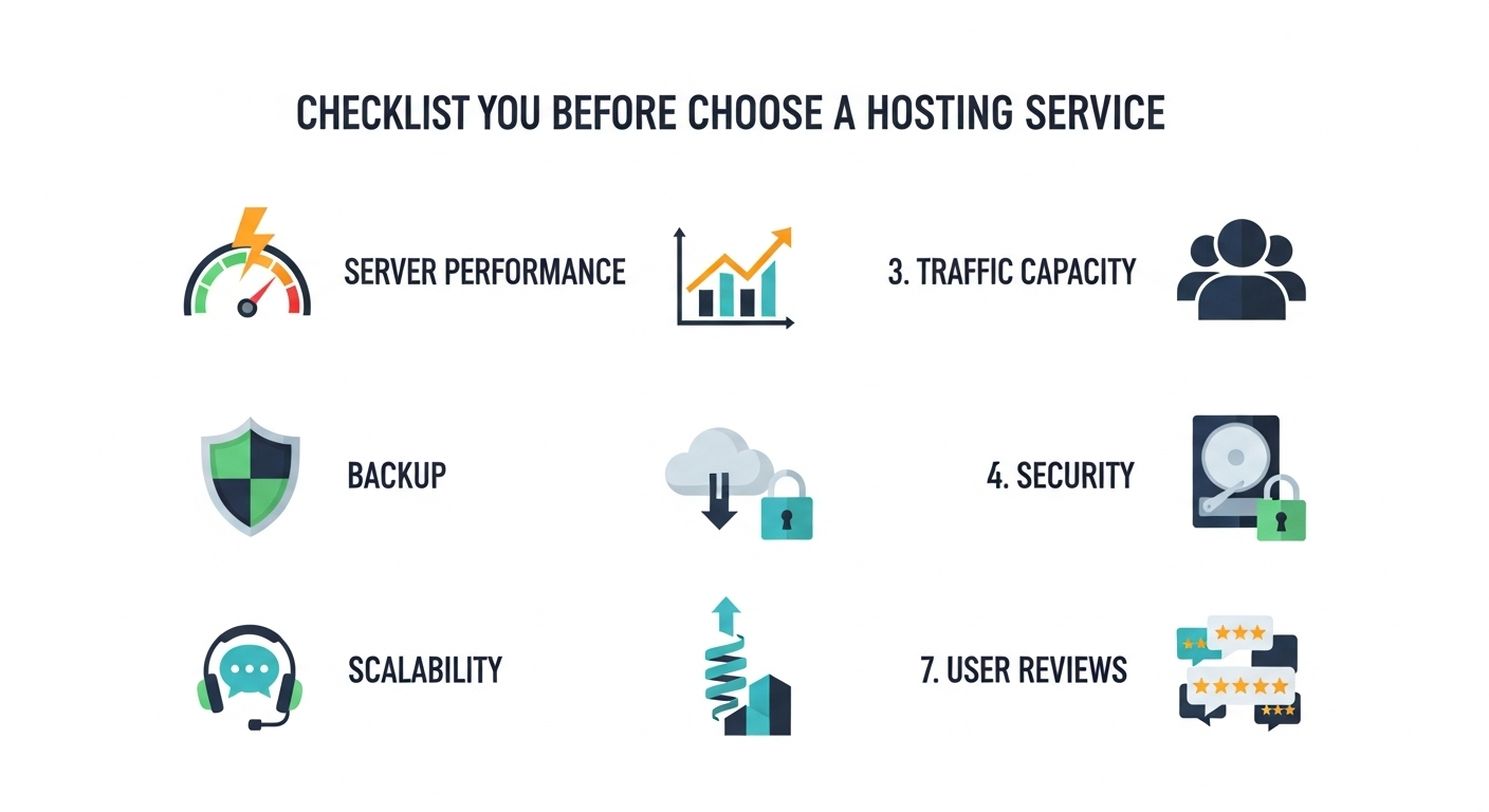 워드프레스 초보자를 위한 호스팅 선택 전 7가지 체크리스트 이미지